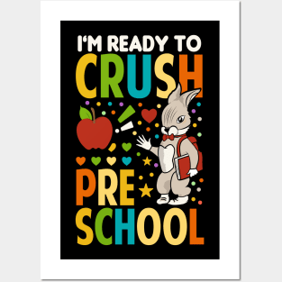 I'm Ready To Crush Preschool Boys Back To School Posters and Art